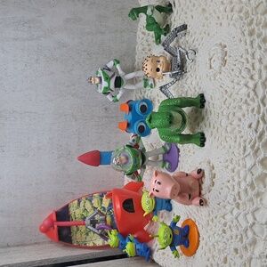 10 Piece Toy Story Play Set Miniatures